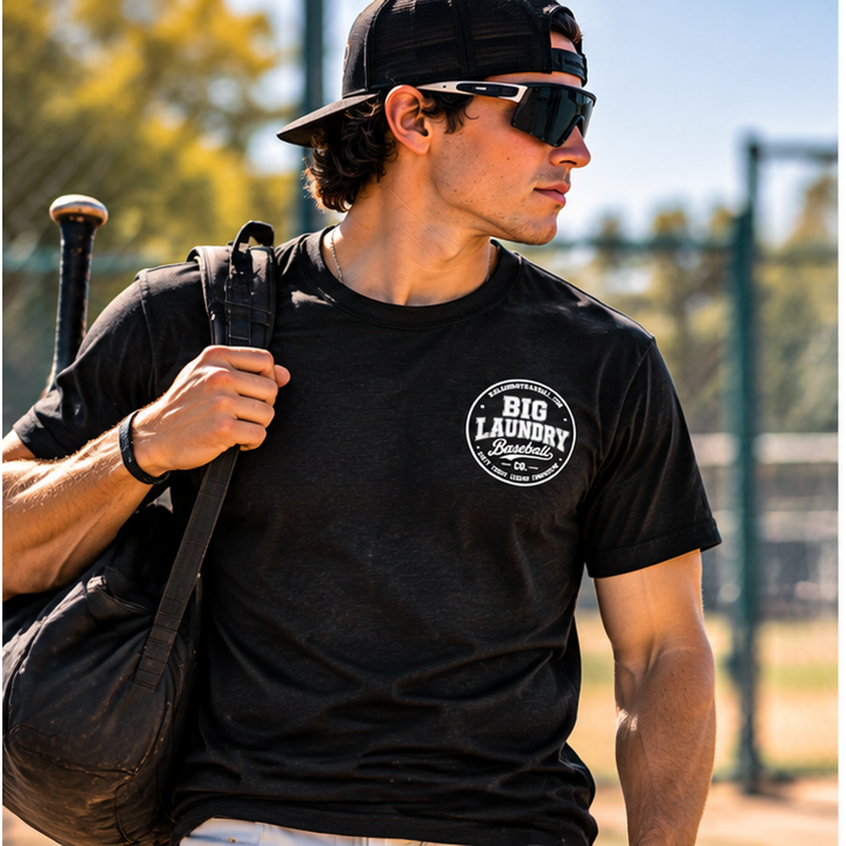 Classic Adult Tee - Black, front