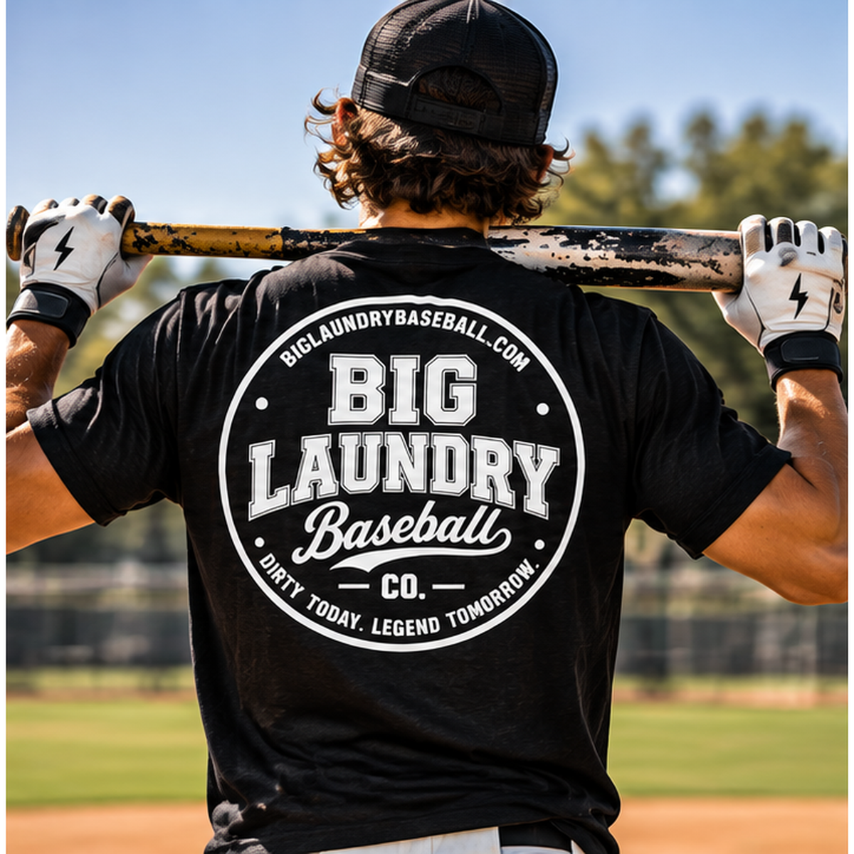 Classic Adult Tee - Black, back